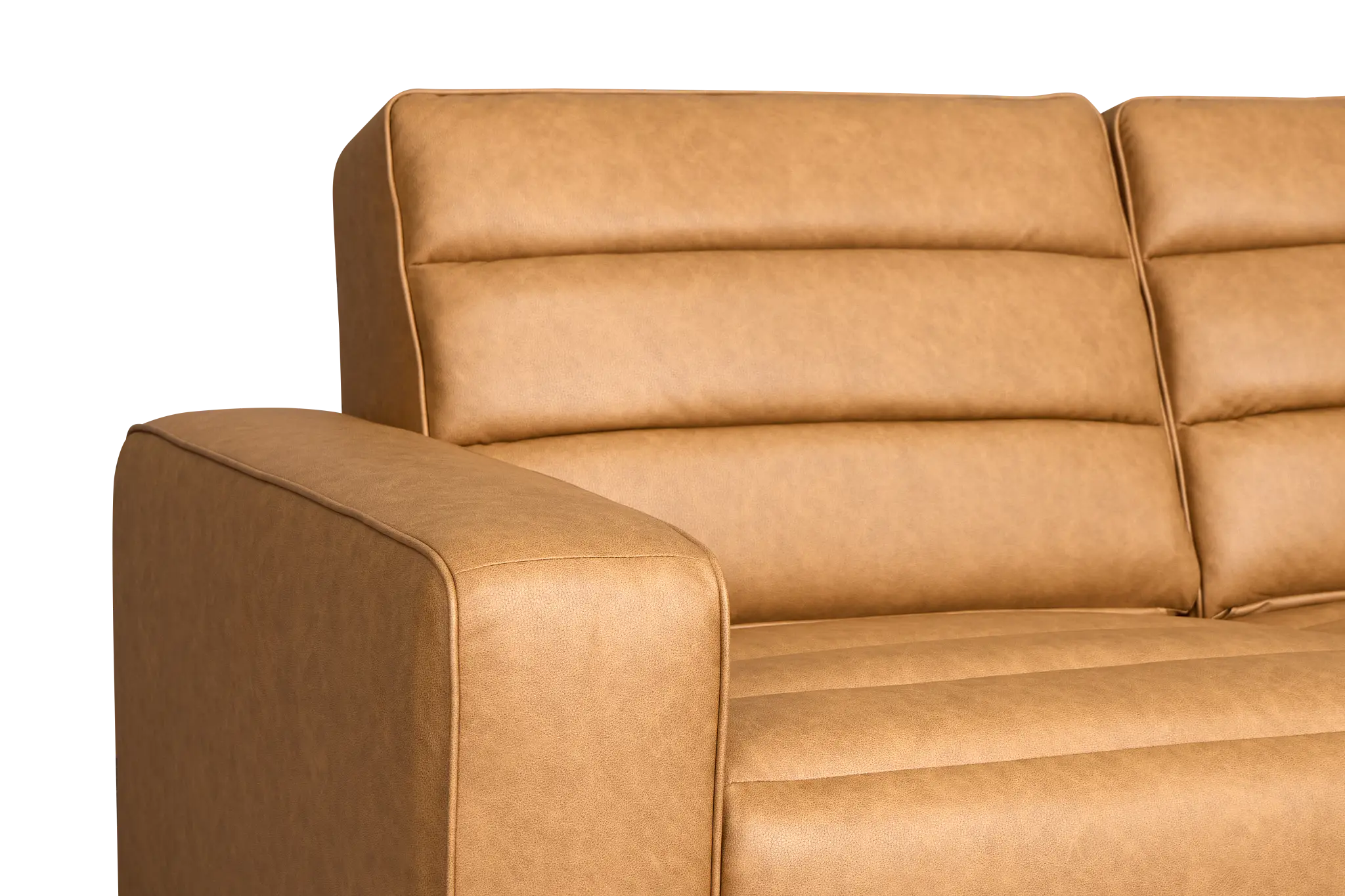 Sawyer Light Brown Micro 2-piece Modular Power Reclining Sofa Sawyer Light Brown Micro 2-piece Modular Power Reclining Sofa
