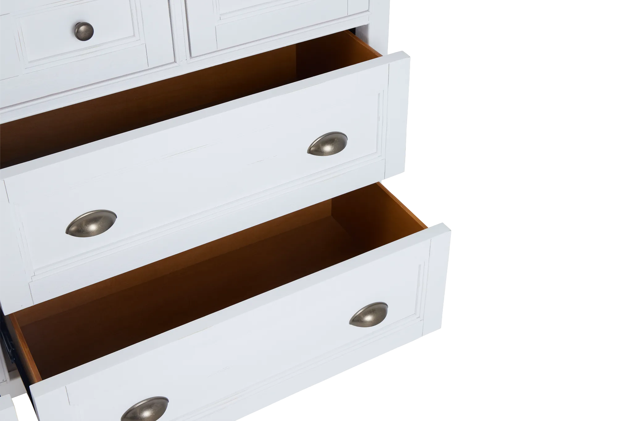 Heron Cove White Dresser & Mirror