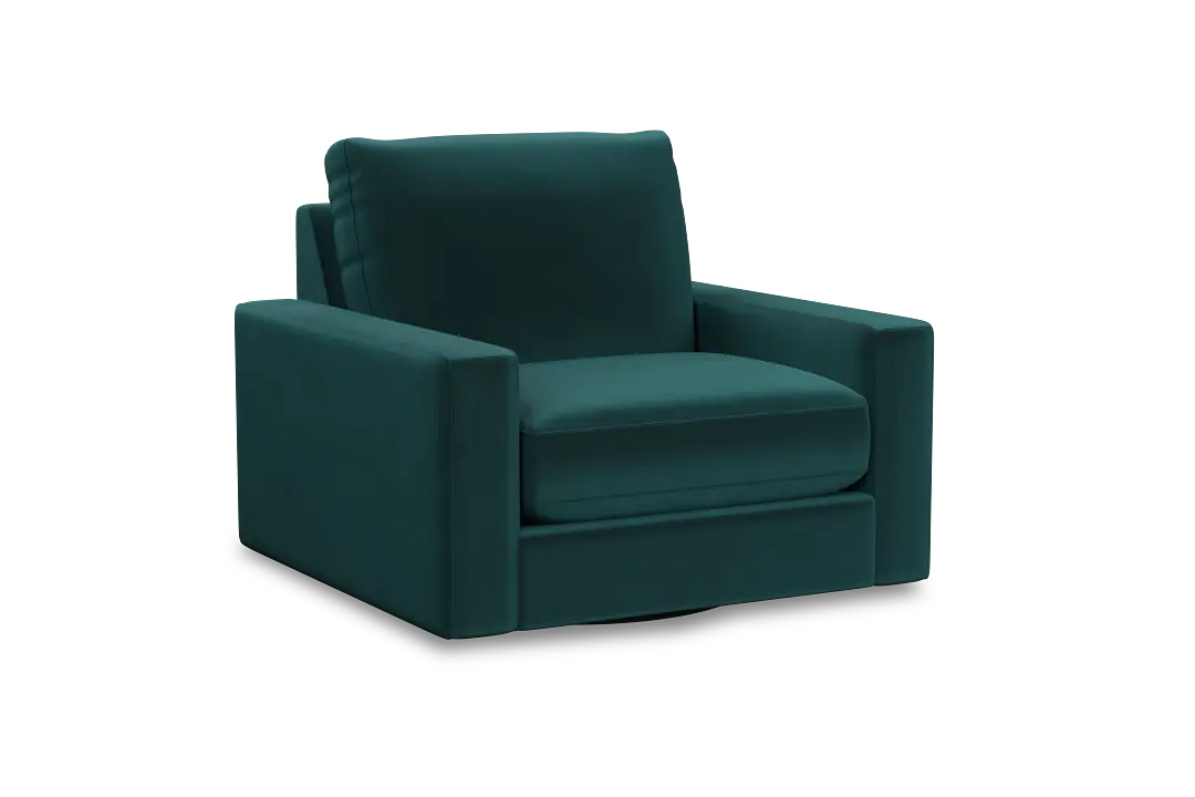 Edgewater Joya Teal Swivel Chair Edgewater Joya Teal Swivel Chair