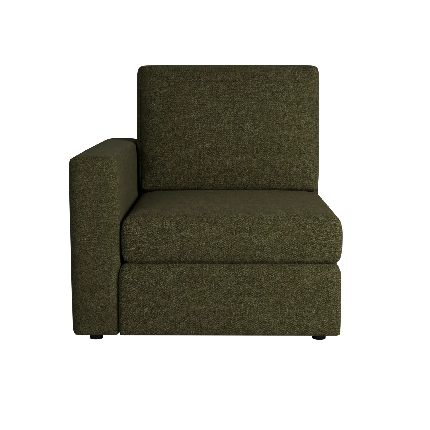 Citymod Green Fabric Left Chair
