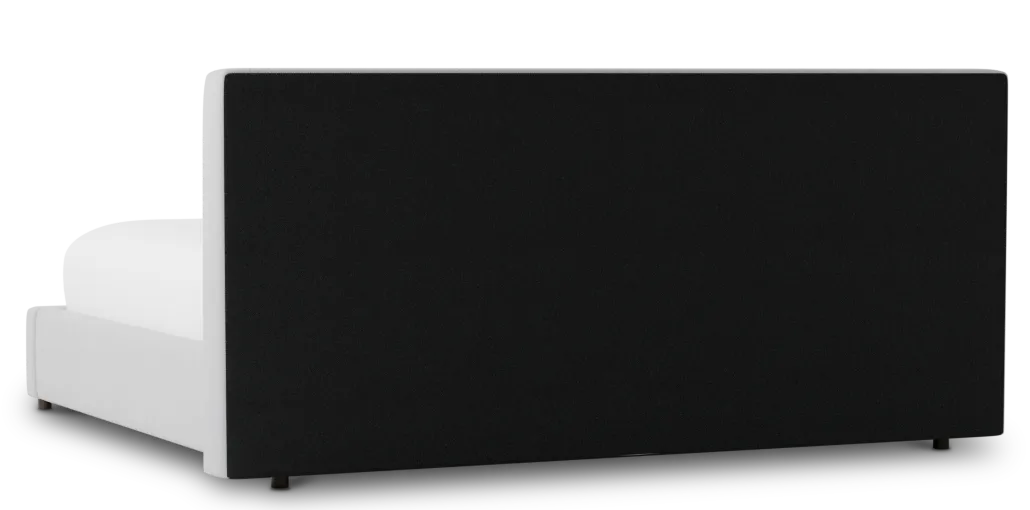 Grayton Delray Light Gray 44" Upholstered Platform Bed