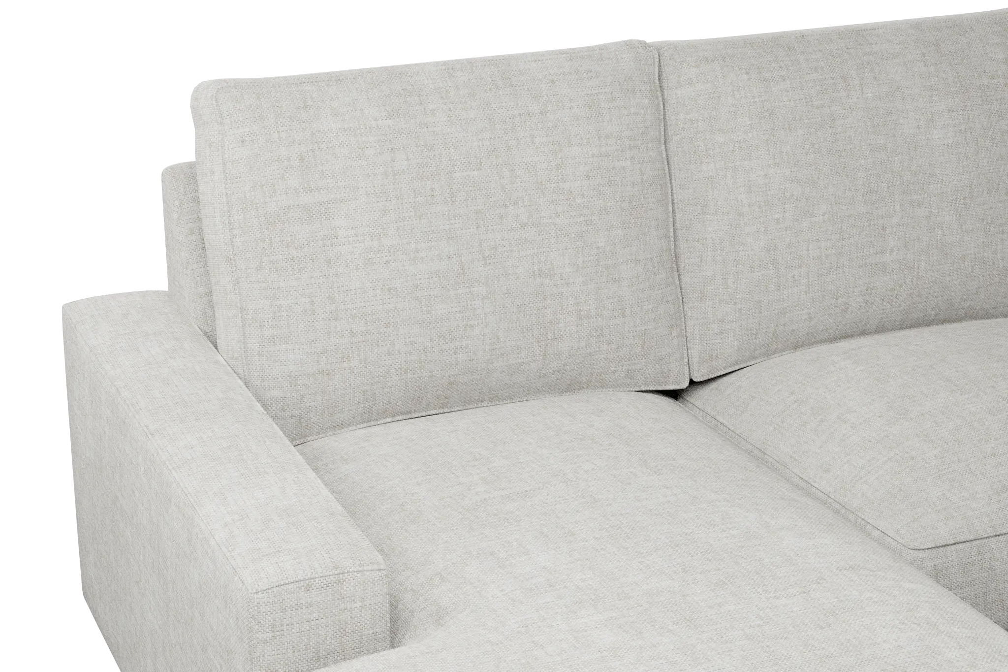 Edgewater Elevation Khaki Large Left Chaise Sectional Edgewater Elevation Khaki Large Left Chaise Sectional