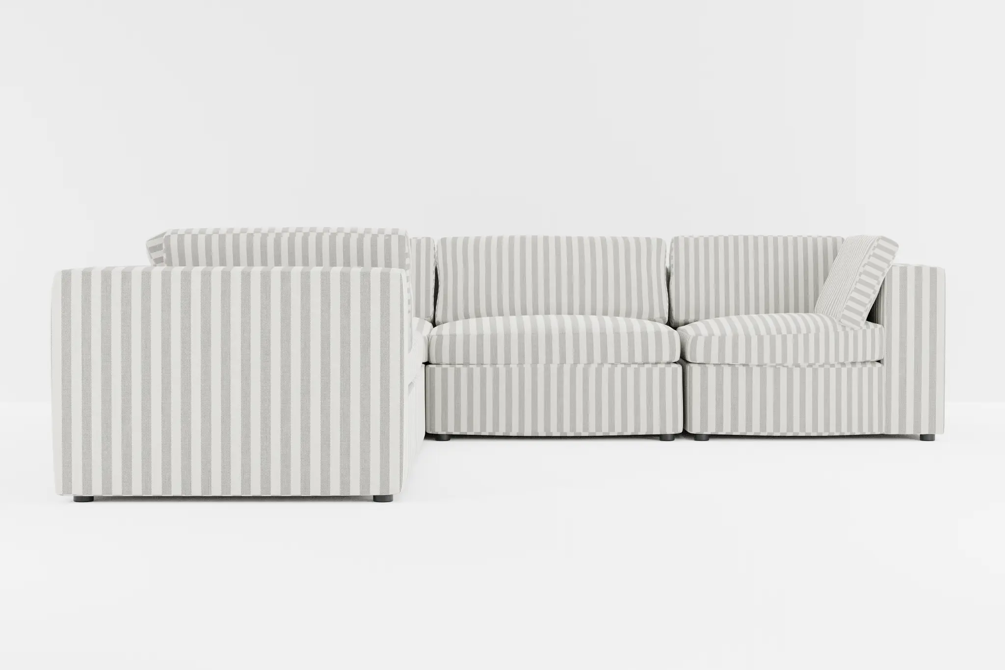 Destin Sea Lane Dark Gray Fabric 5-piece Modular Sectional Destin Sea Lane Dark Gray Fabric 5-piece Modular Sectional