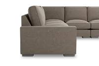 Edgewater Elite Brown Large Two-arm Sectional