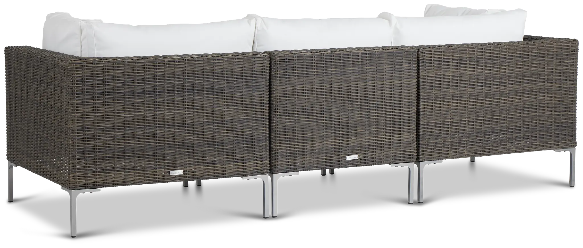 Tulum White Woven Modular Sofa Tulum White Woven Modular Sofa