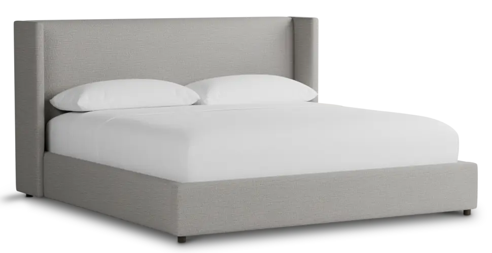 Captiva Maguire Gray 48" Upholstered Shelter Bed Captiva Maguire Gray 48" Upholstered Shelter Bed
