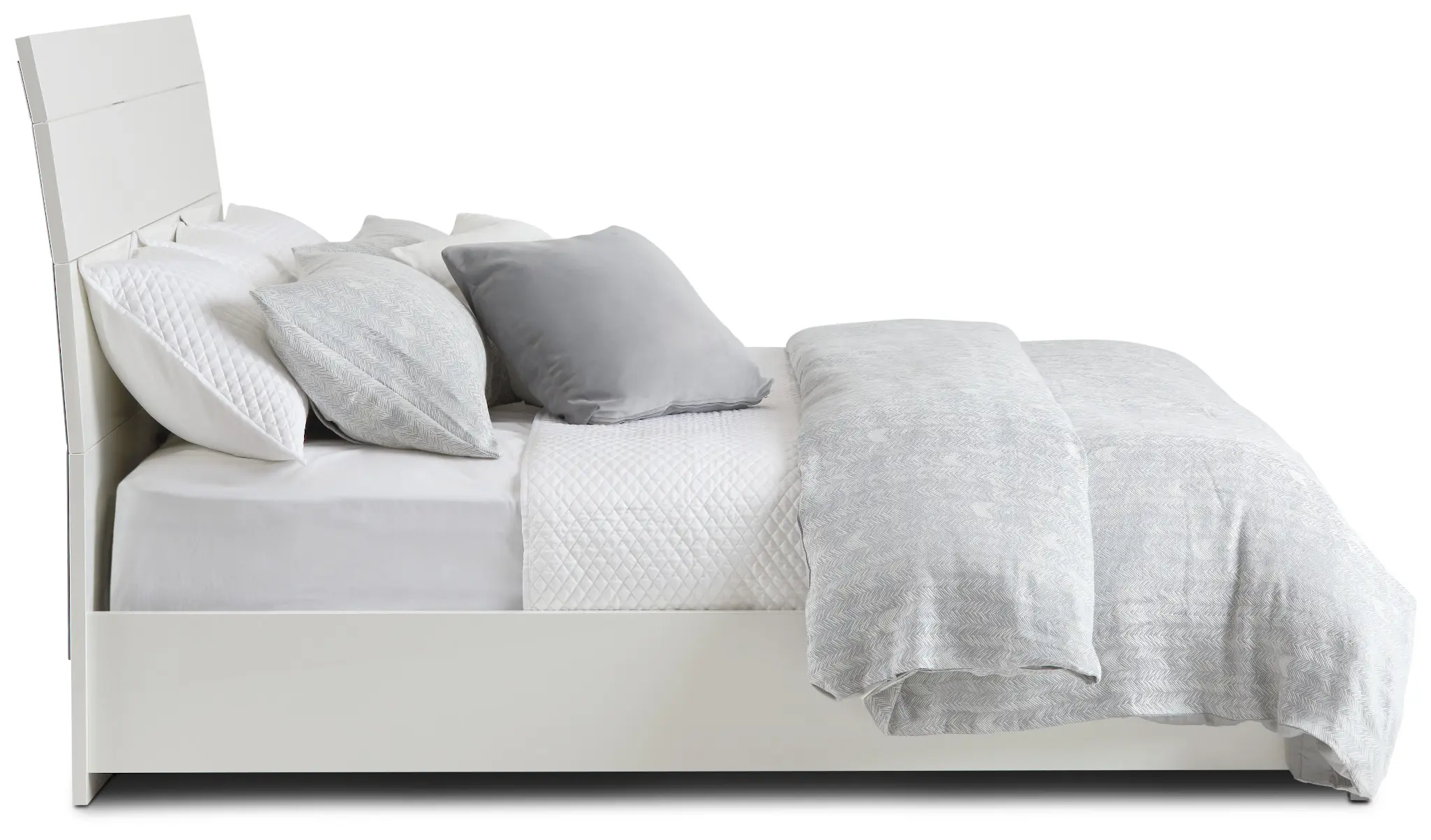 Oslo White Platform Bed Oslo White Platform Bed
