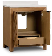 Delray Light Tone 30" Single Bathroom Vanity