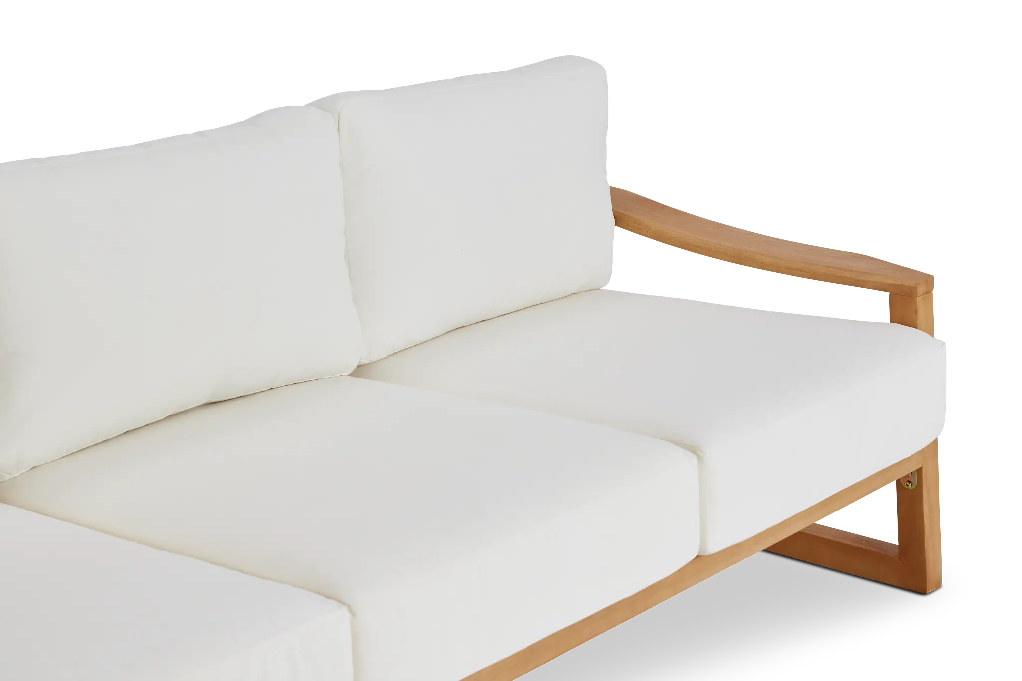 Tobago Light Tone Sofa With White Cushions Tobago Light Tone Sofa With White Cushions