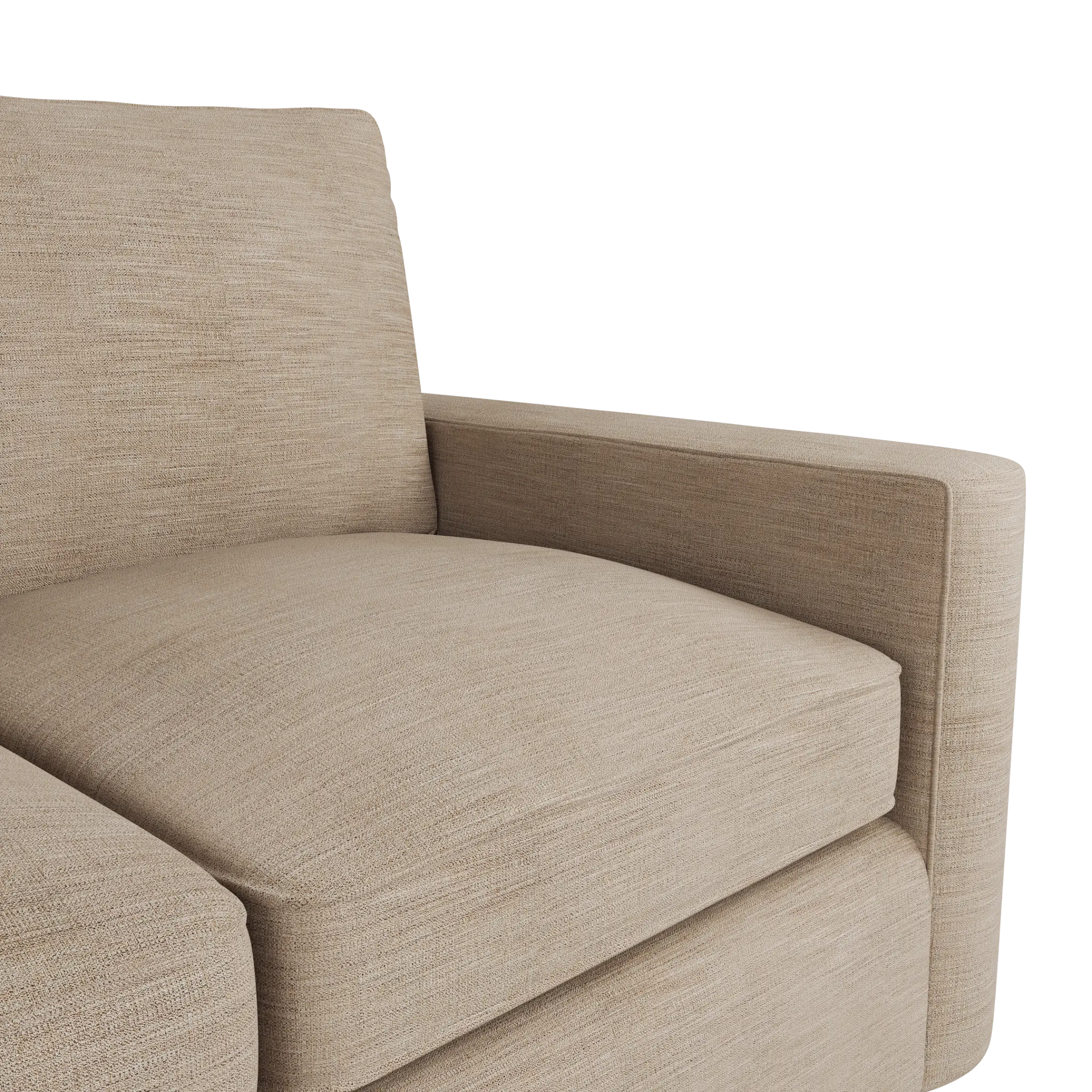 Siesta Victory Taupe Fabric Cooling Memory Foam Sleeper Siesta Victory Taupe Fabric Cooling Memory Foam Sleeper