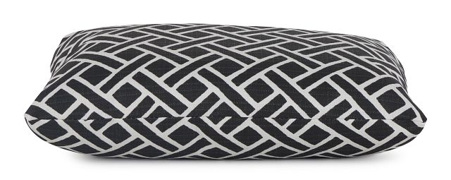 Eastwood Black Lumbar Indoor/outdoor Accent Pillow