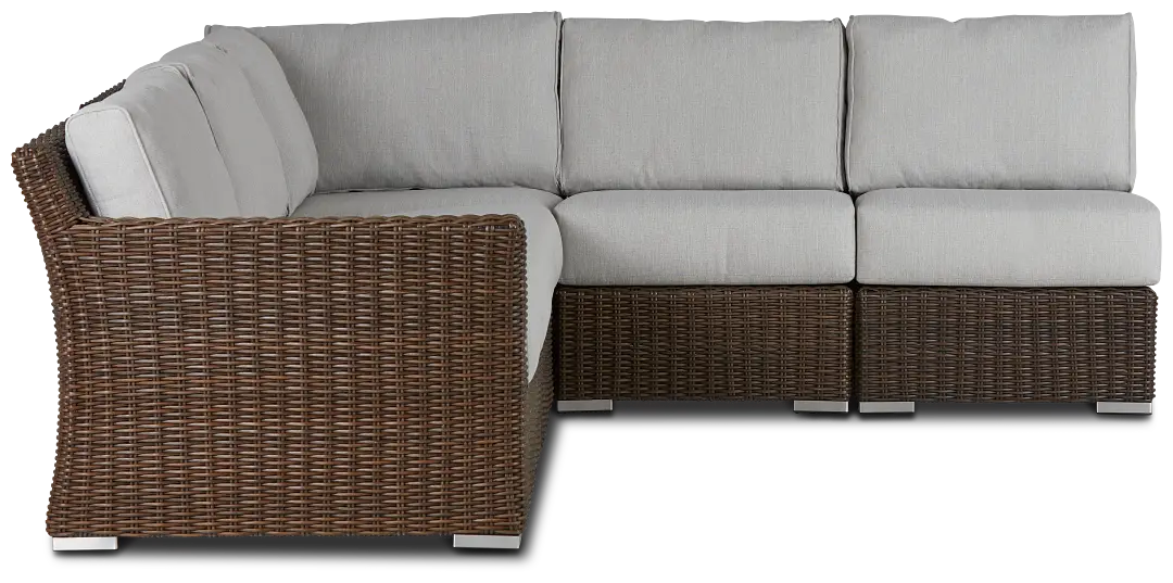 Southport Gray Left 5-piece Modular Sectional Southport Gray Left 5-piece Modular Sectional