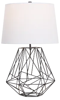 Cage Black Table Lamp