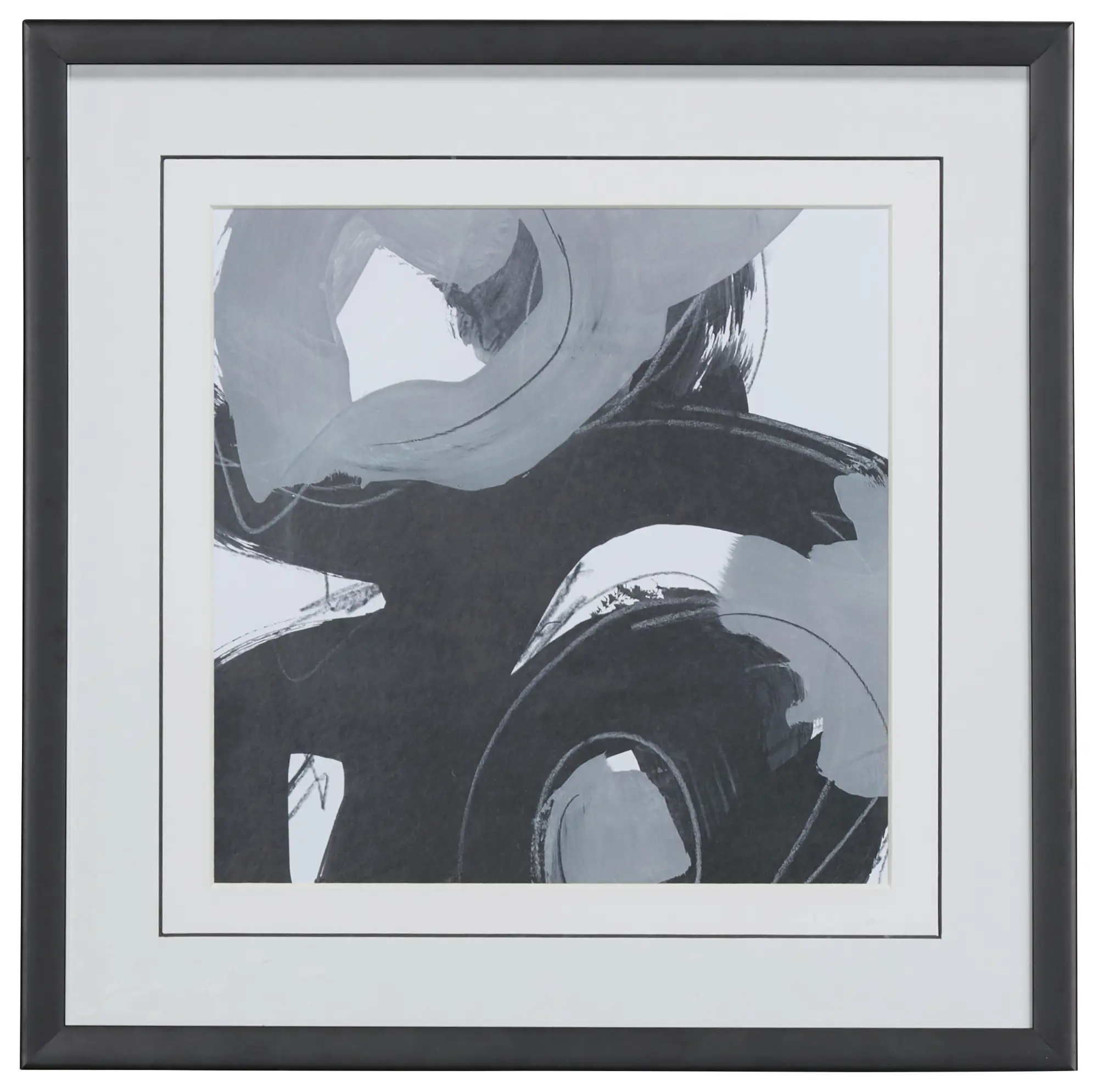 Twirl Black Framed Wall Art Twirl Black Framed Wall Art