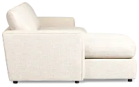Maxwell Light Gray Fabric Left Chaise Sectional