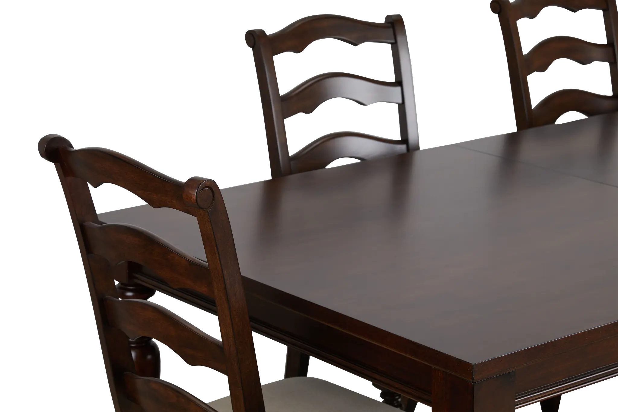 Savannah Dark Tone Rect Table, 4 Chairs & Bench Savannah Dark Tone Rect Table, 4 Chairs & Bench