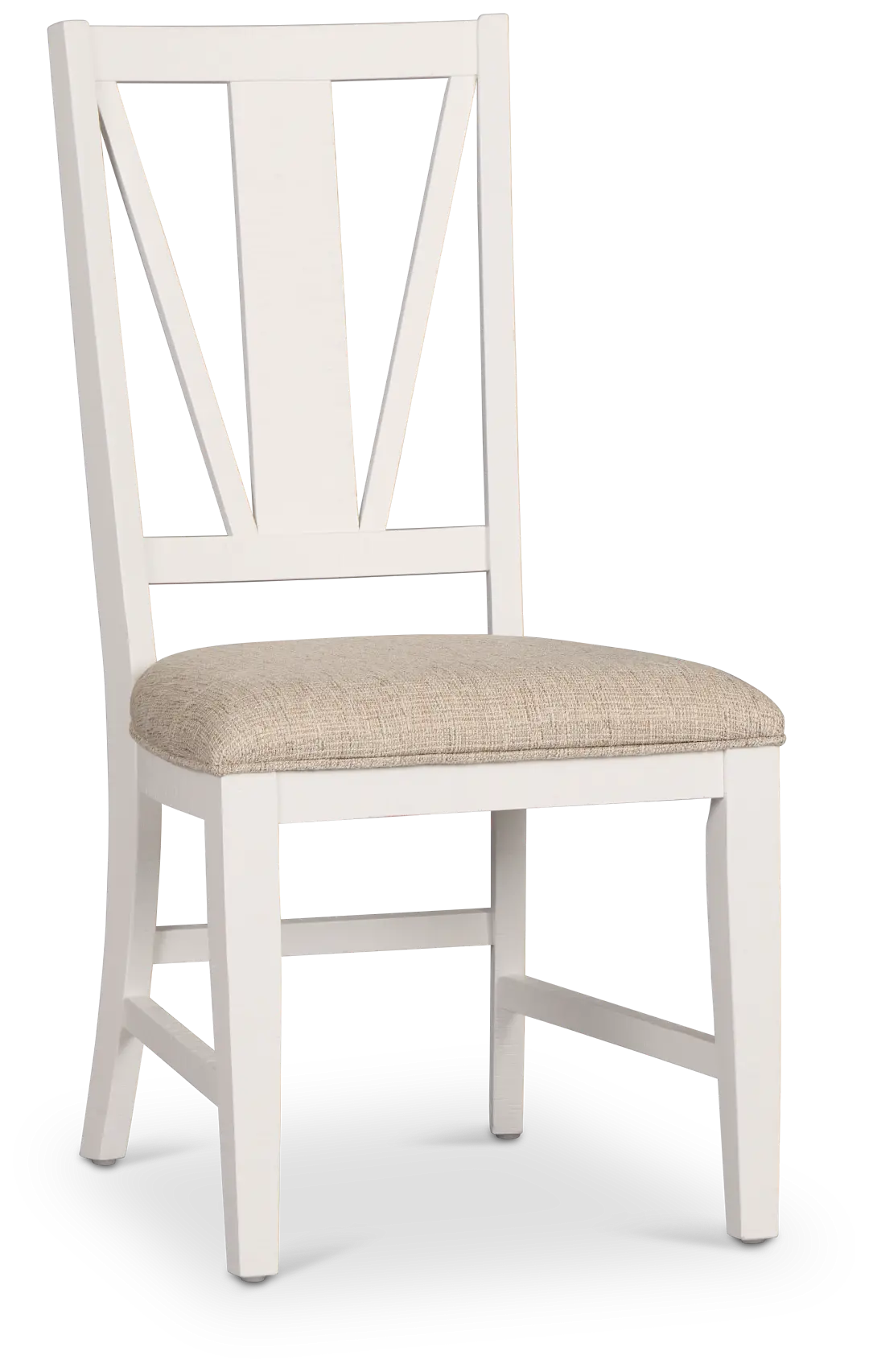 Heron Cove White Slat Side Chair Heron Cove White Slat Side Chair