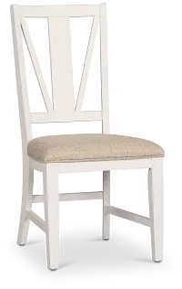 Heron Cove White Slat Side Chair