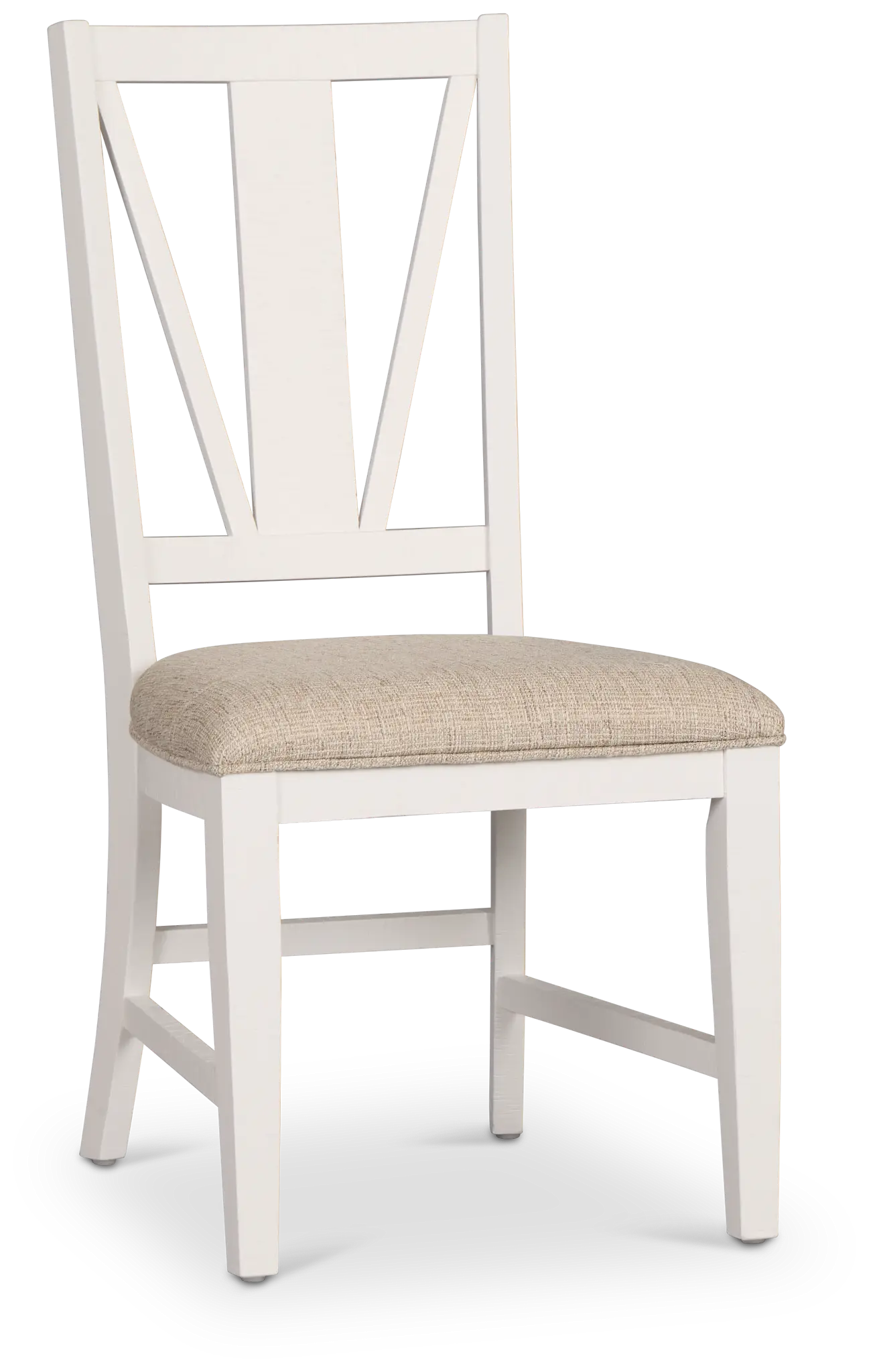 Heron Cove White Slat Side Chair Heron Cove White Slat Side Chair