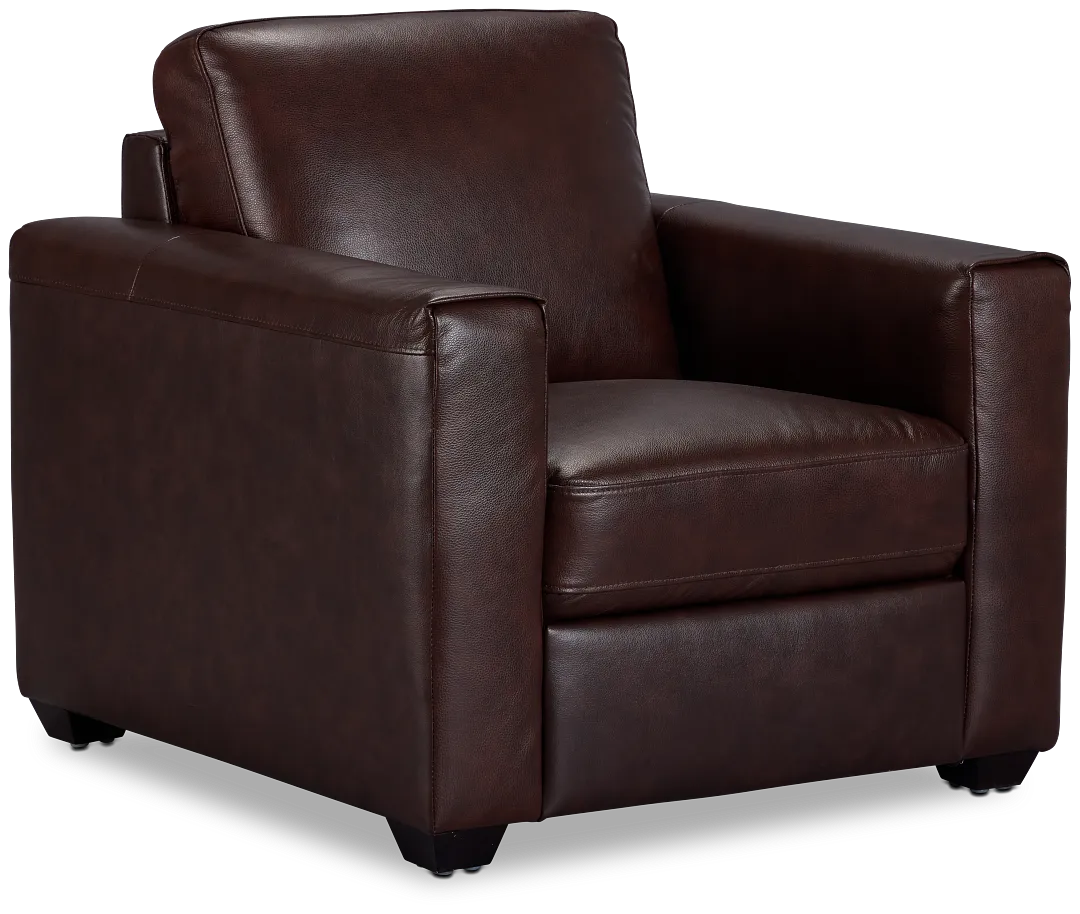 Lane Medium Brown Lthr/vinyl Chair