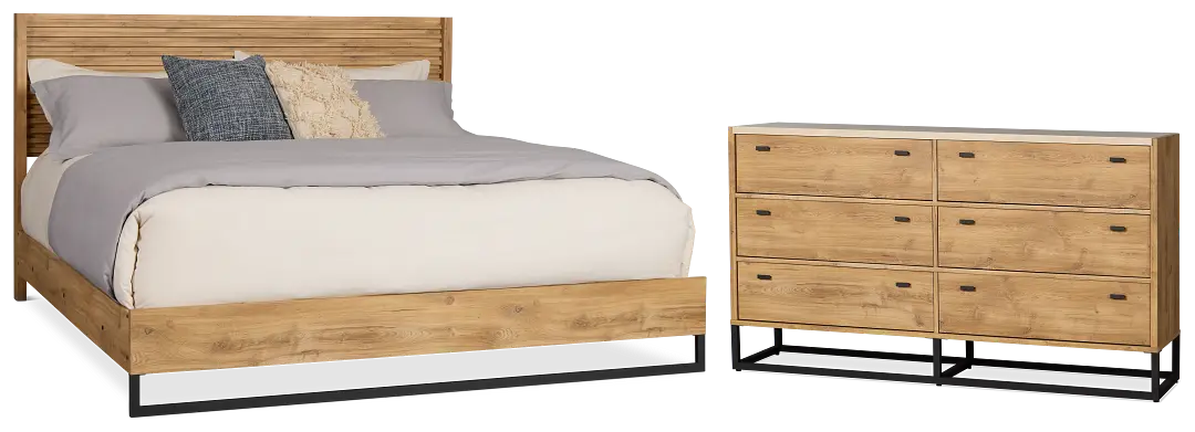 Perry Light Tone Panel Bedroom Perry Light Tone Panel Bedroom