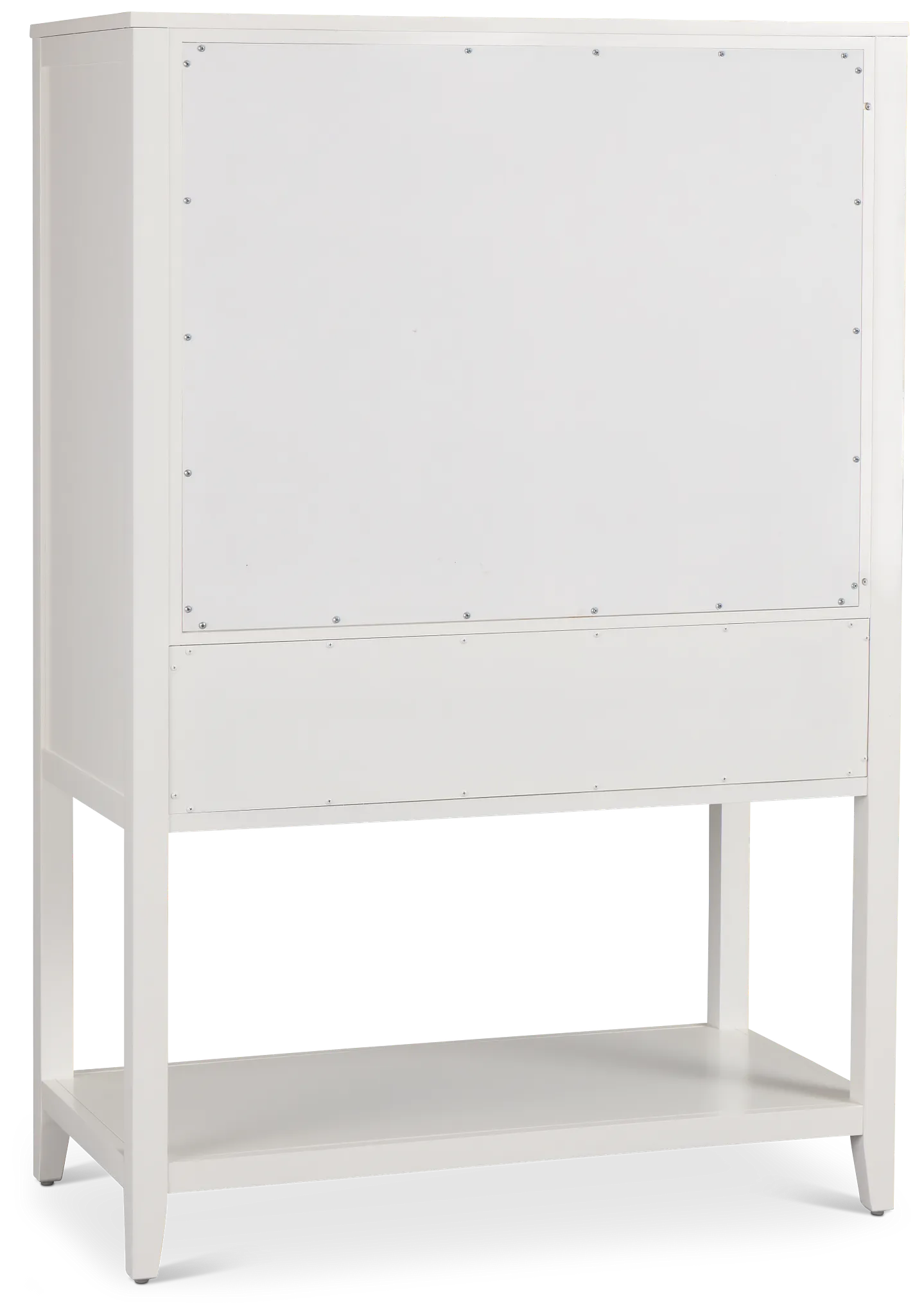 Nantucket Two-tone Woven Bar Cabinet