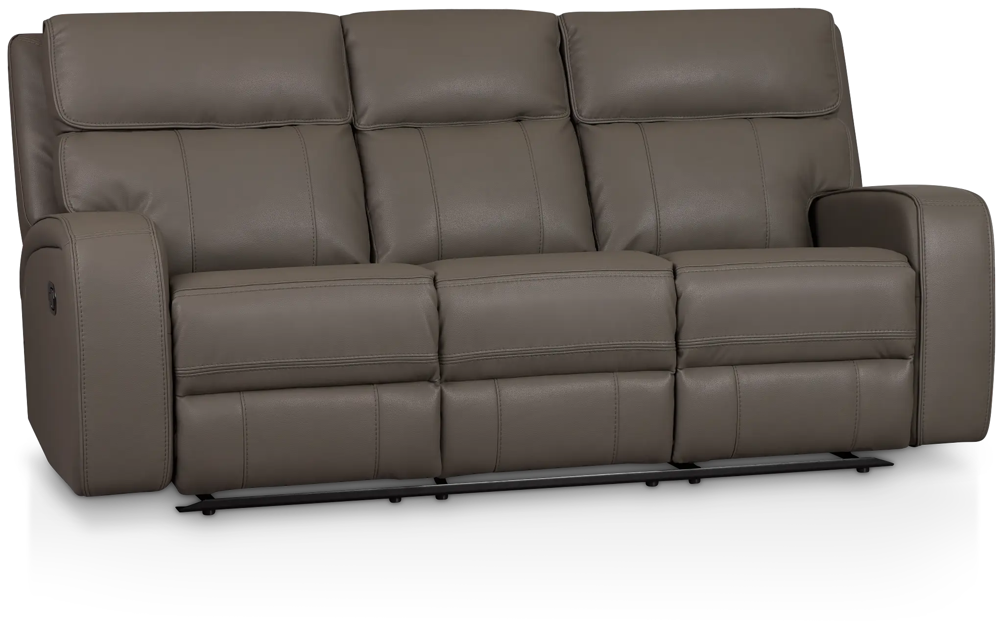 Rhett Gray Micro Reclining Sofa Rhett Gray Micro Reclining Sofa