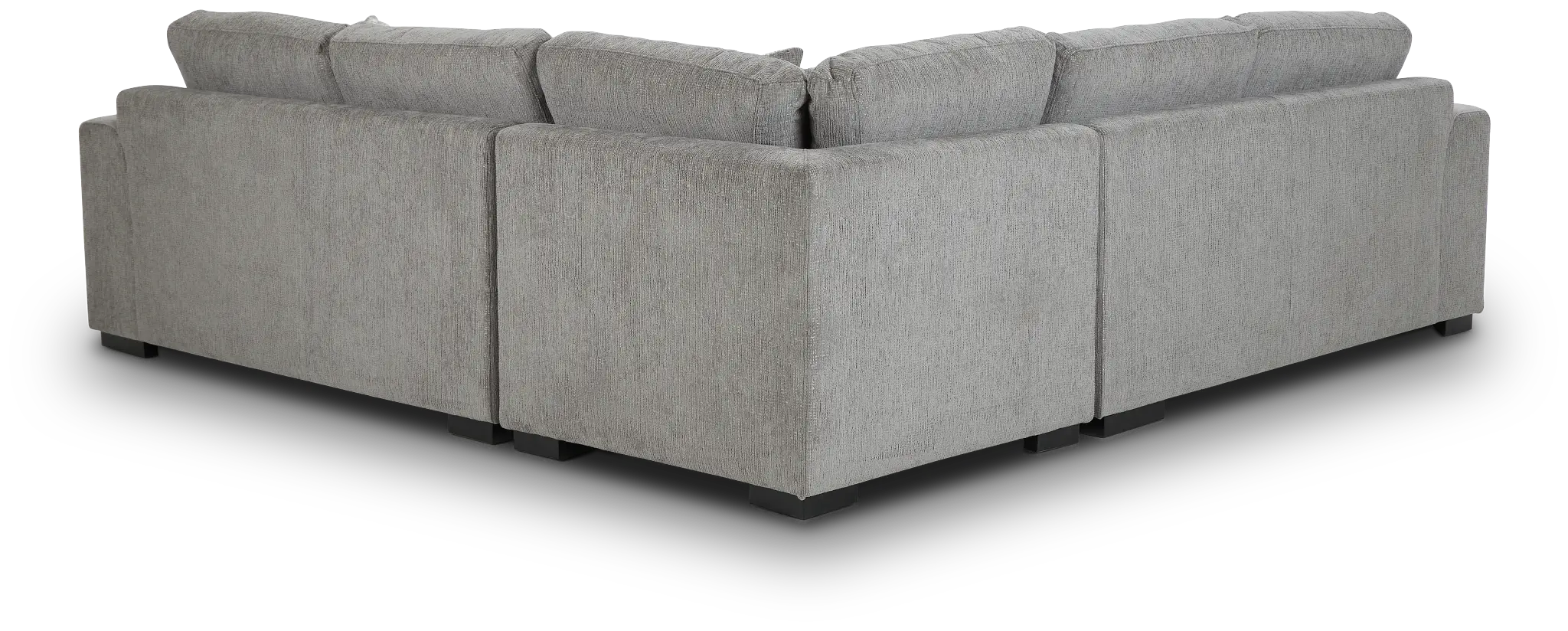 Blakely Gray Fabric Small Two-arm Sectional Blakely Gray Fabric Small Two-arm Sectional