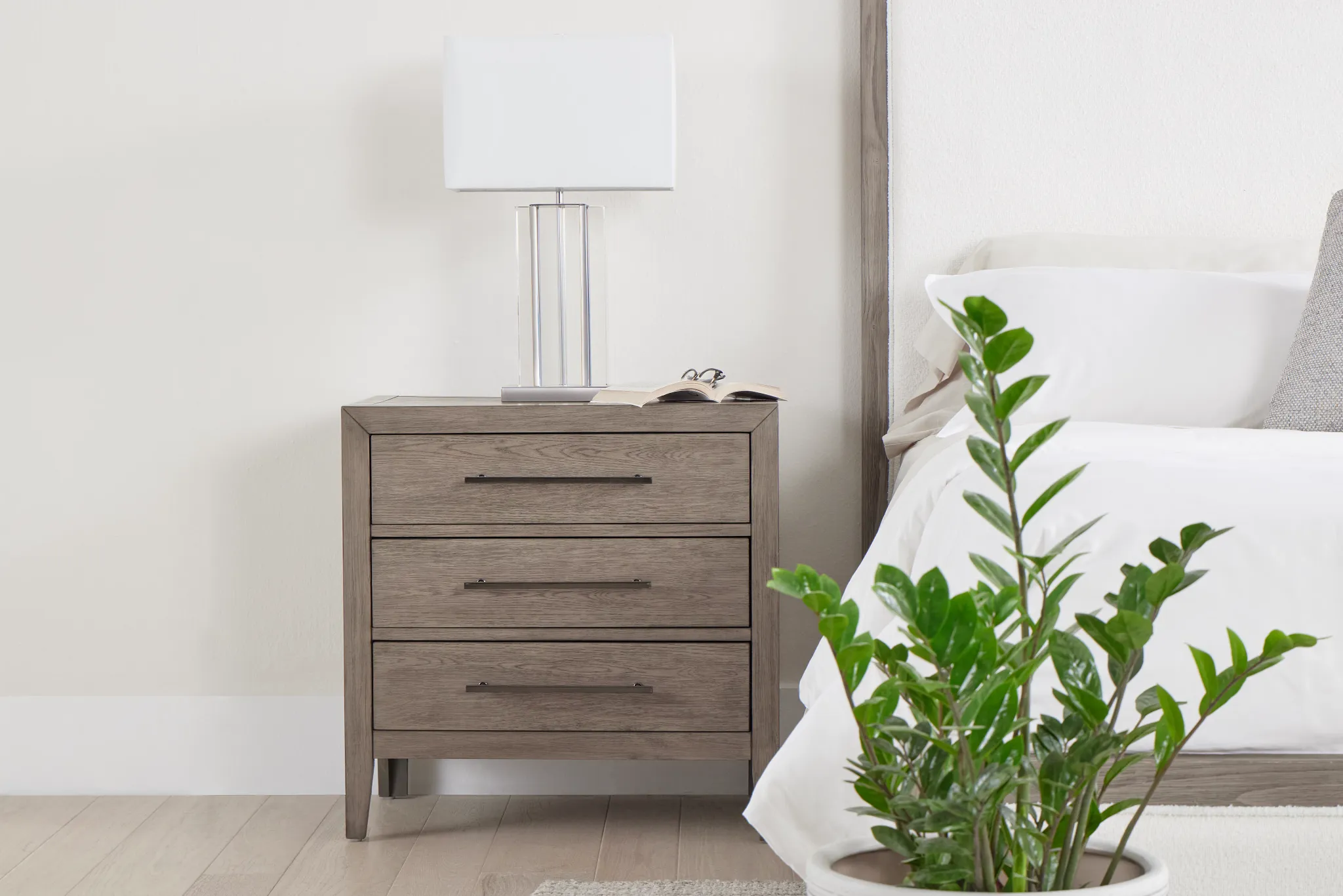 Alden Gray Nightstand