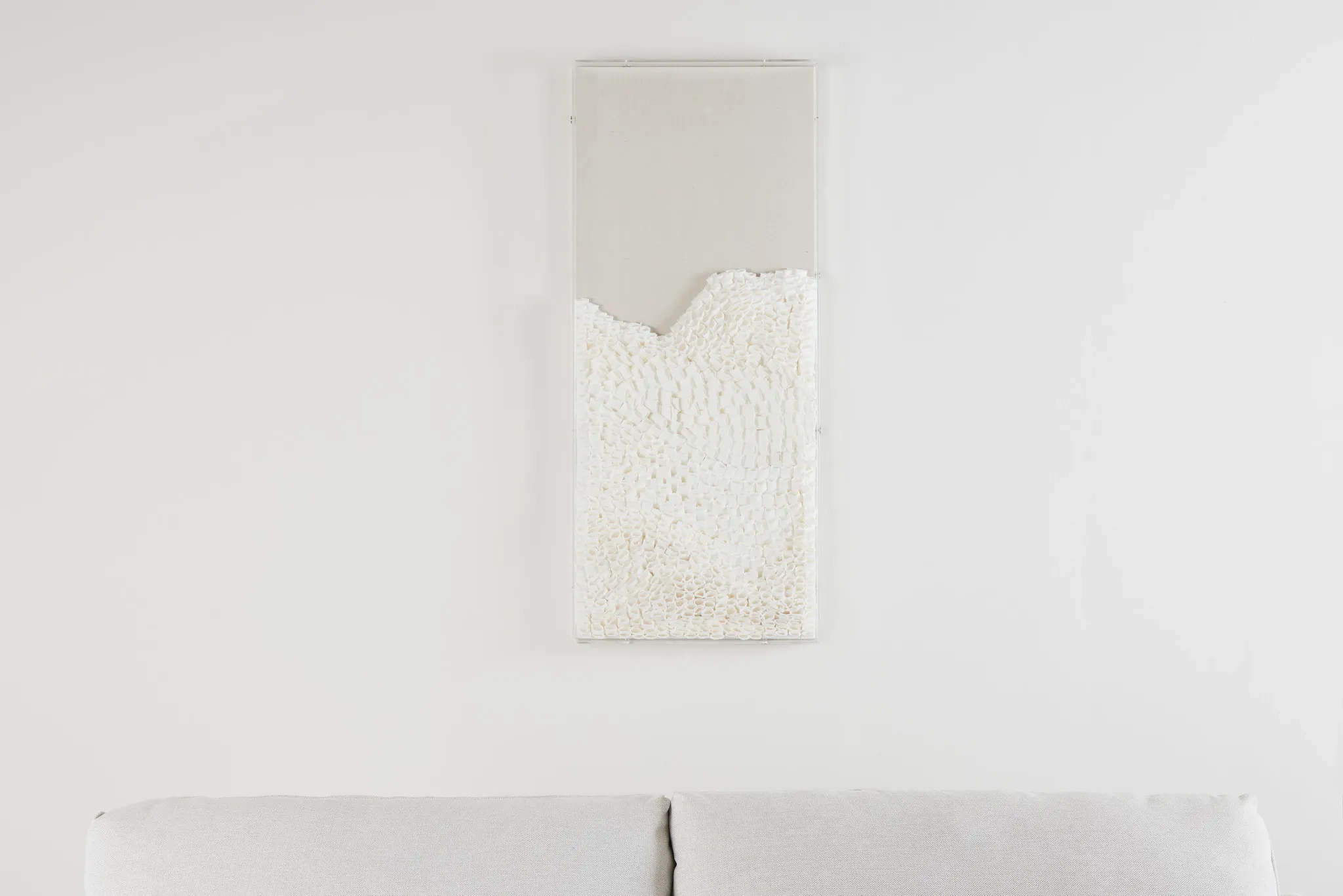 Hadlow Beige Shadow Box Framed Wall Art