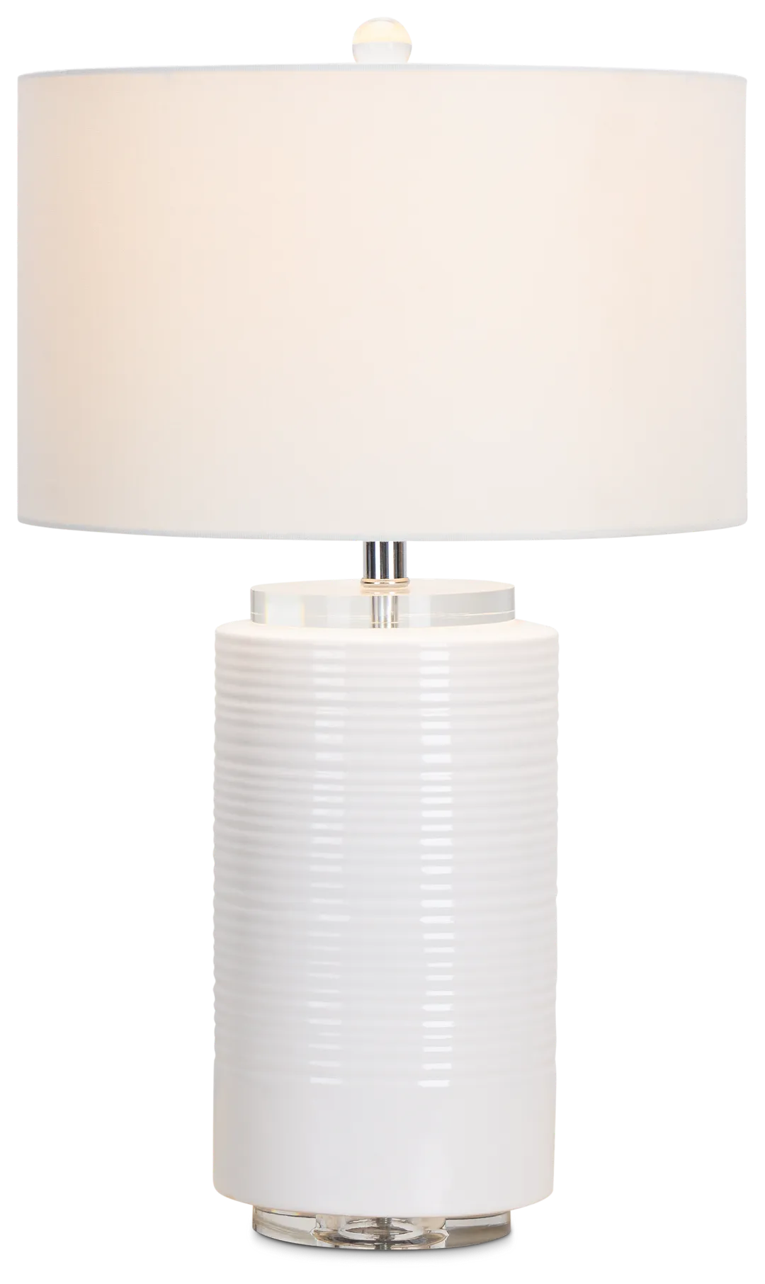 Marzia White Table Lamp