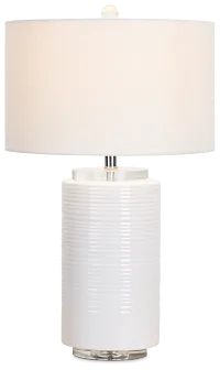 Marzia White Table Lamp