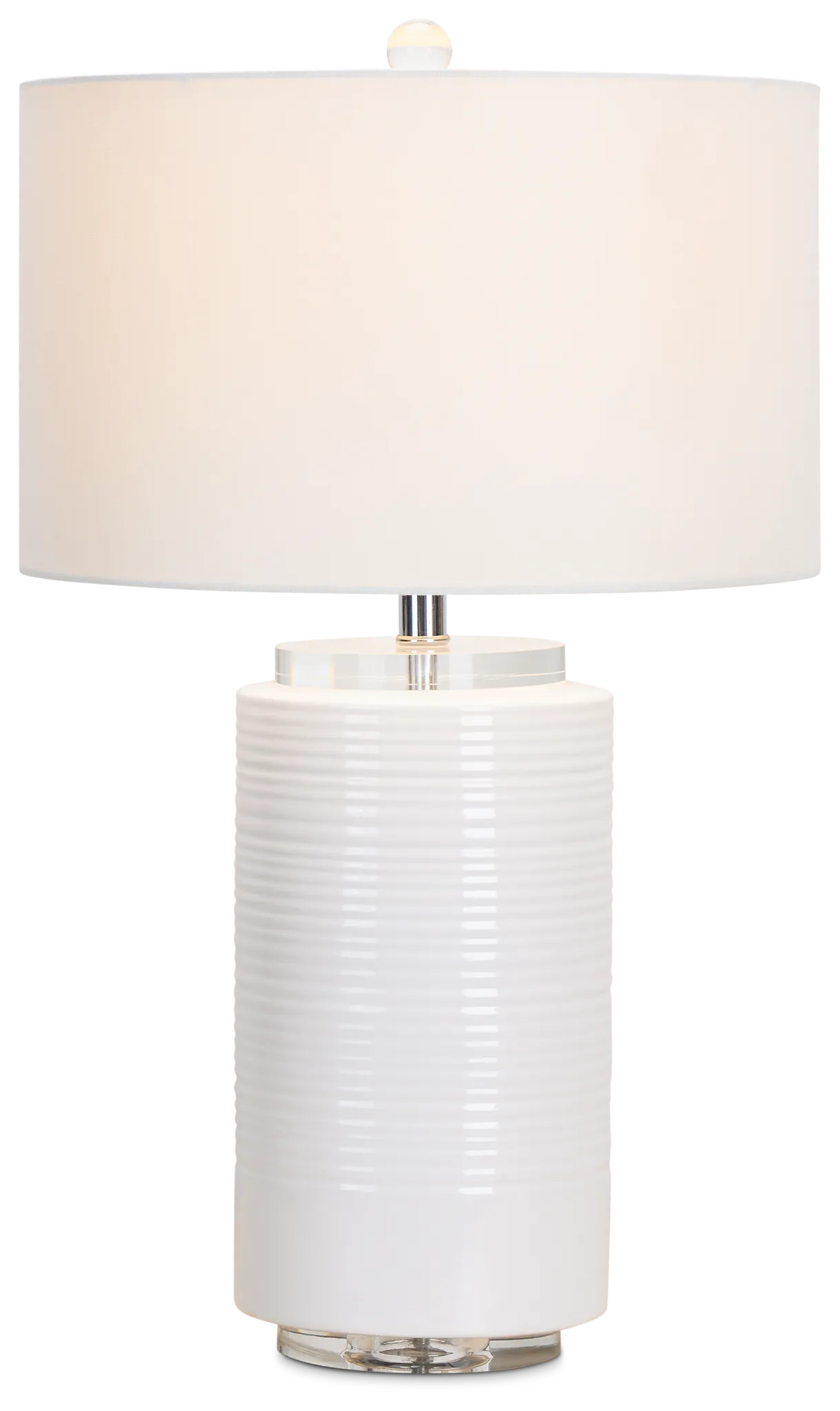 Marzia White Table Lamp