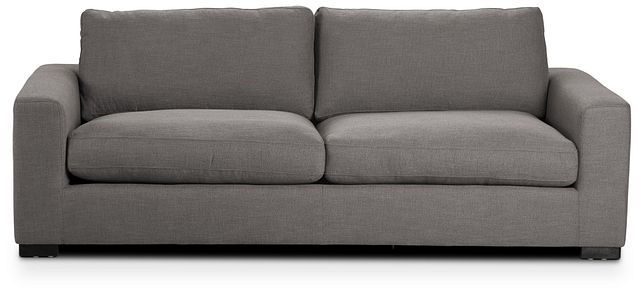 Bohan 89" Dark Gray Fabric Sofa