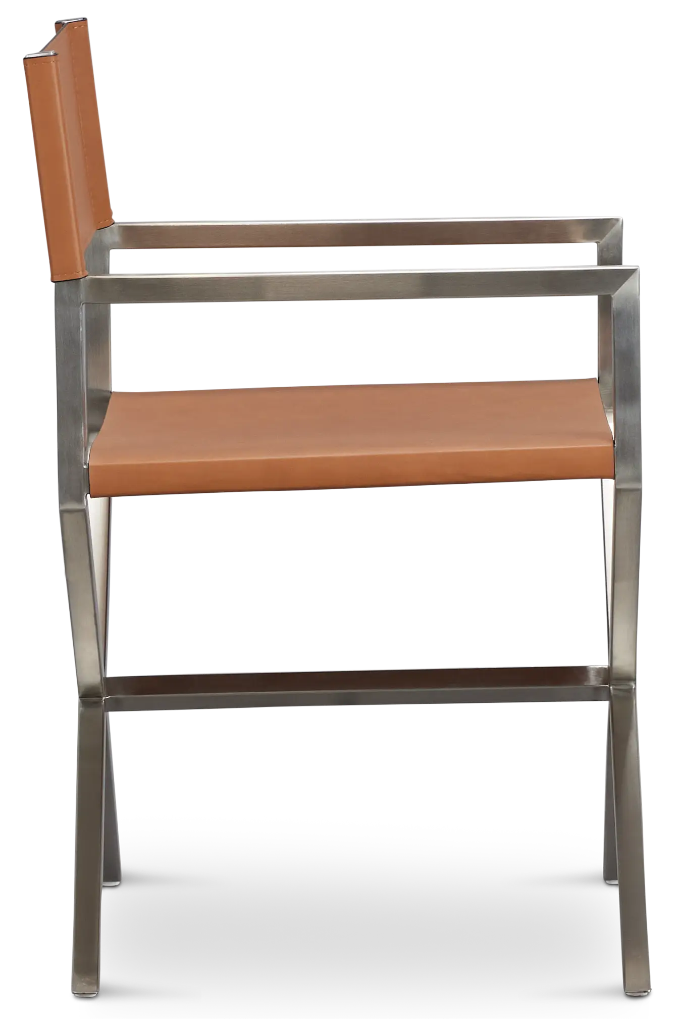 Haven Brown Chrome Upholstered Arm Chair Haven Brown Chrome Upholstered Arm Chair