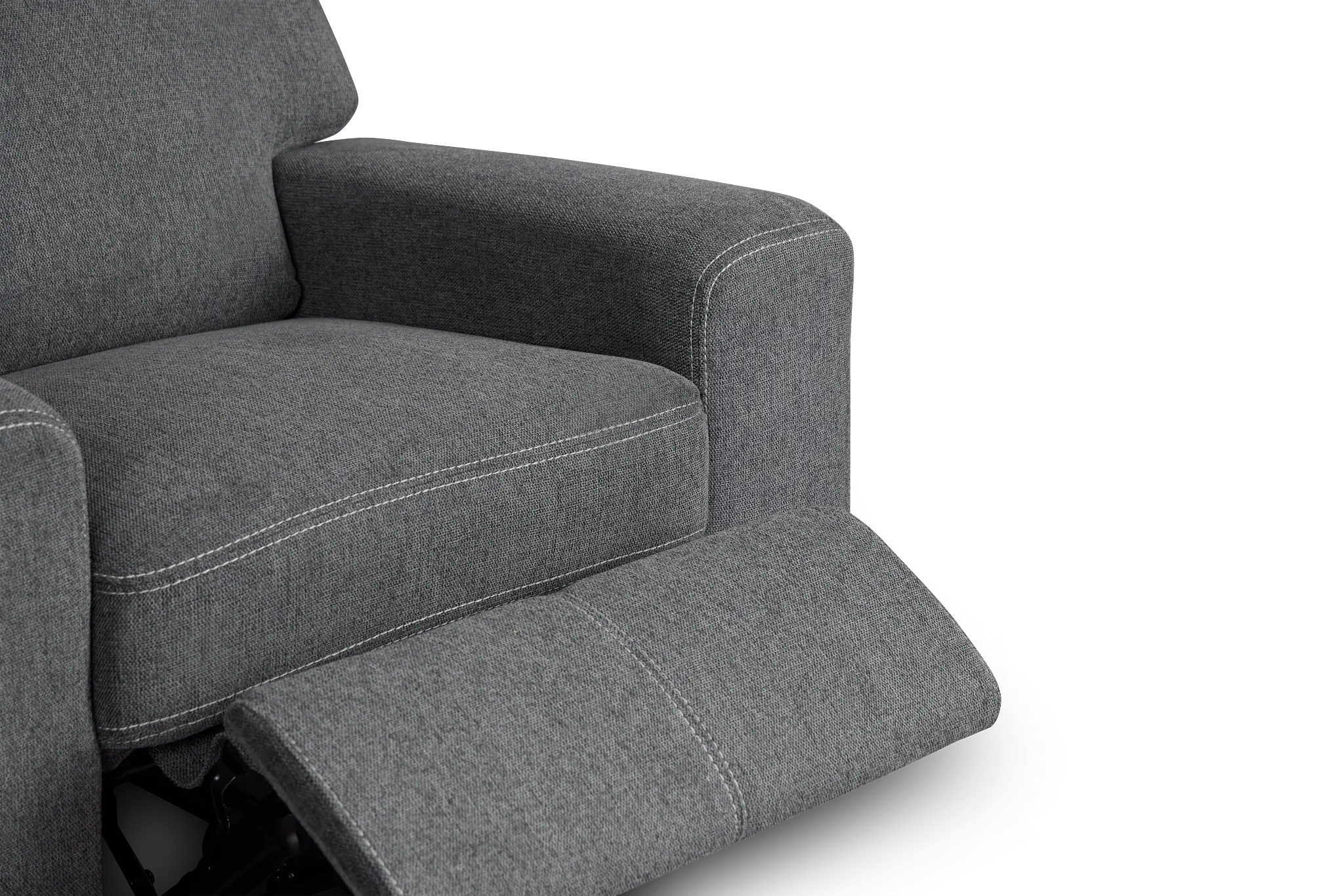 Callum Dark Gray Fabric Power Recliner Callum Dark Gray Fabric Power Recliner
