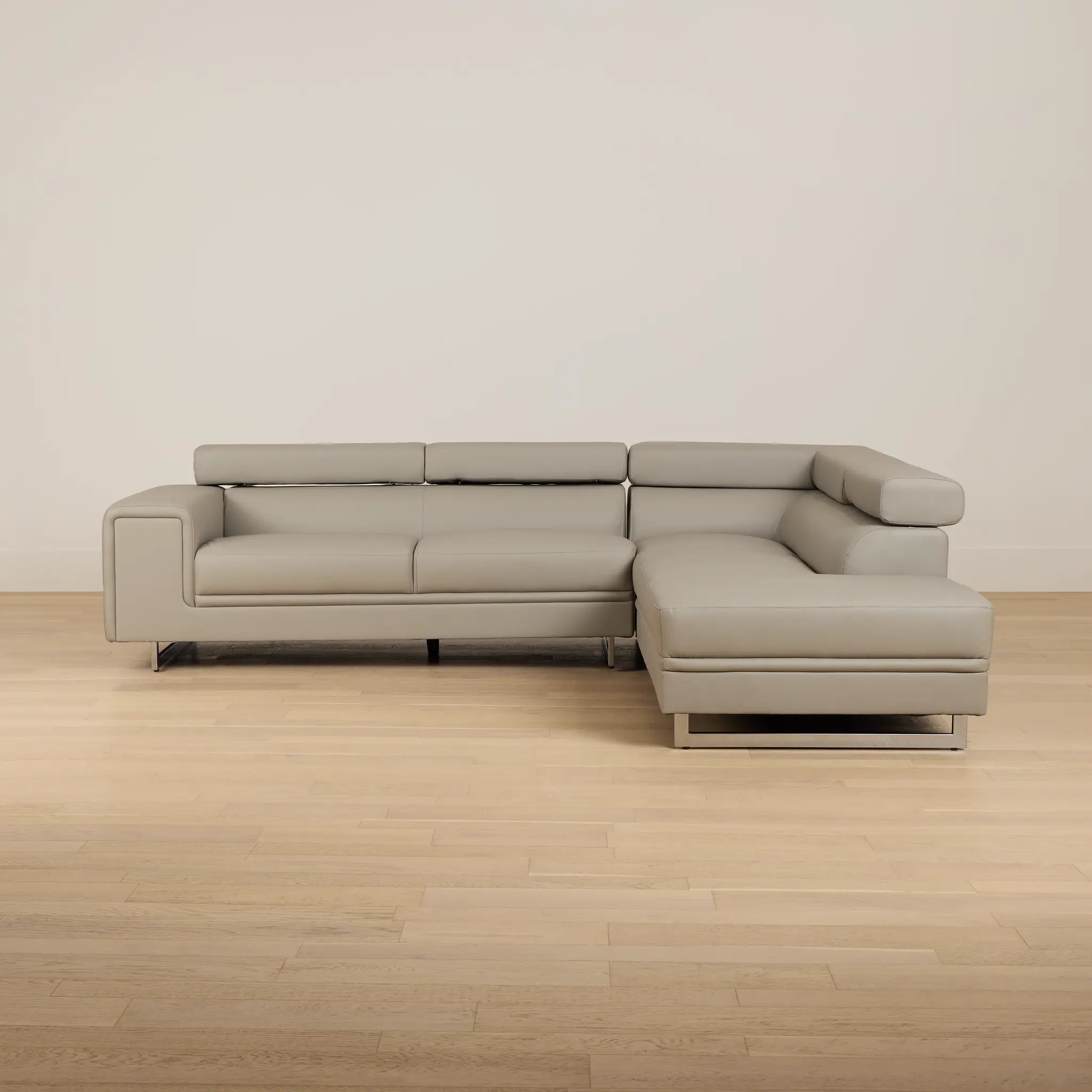 Drew Gray Micro Right Chaise Sectional Drew Gray Micro Right Chaise Sectional