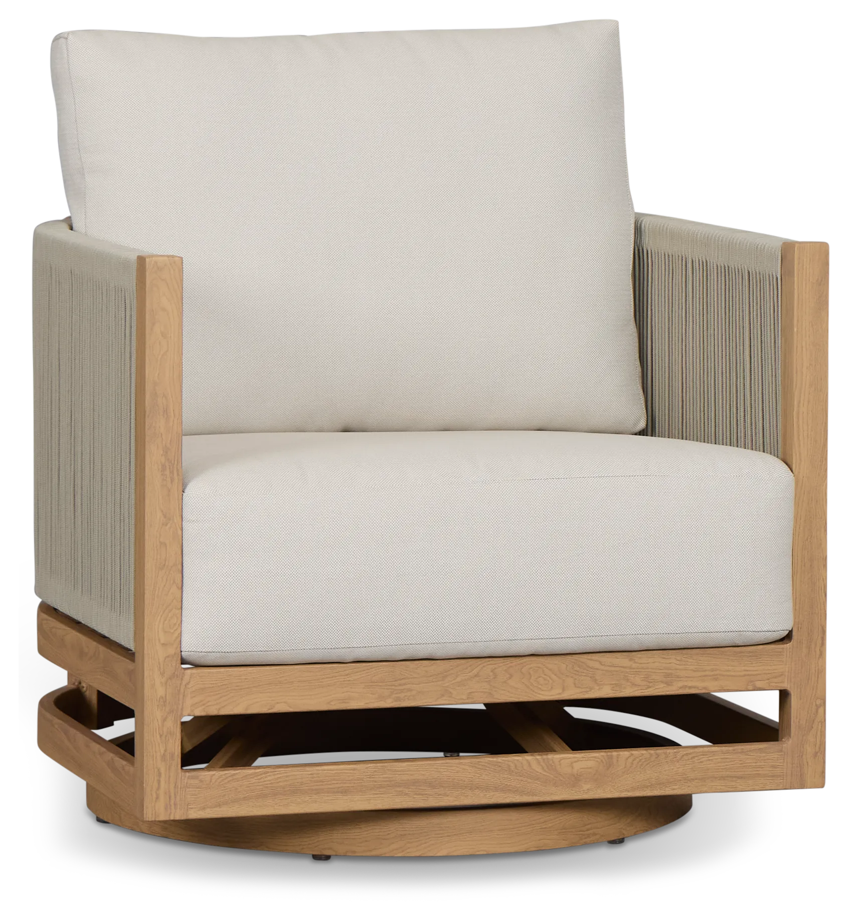Paros Light Tone Swivel Chair