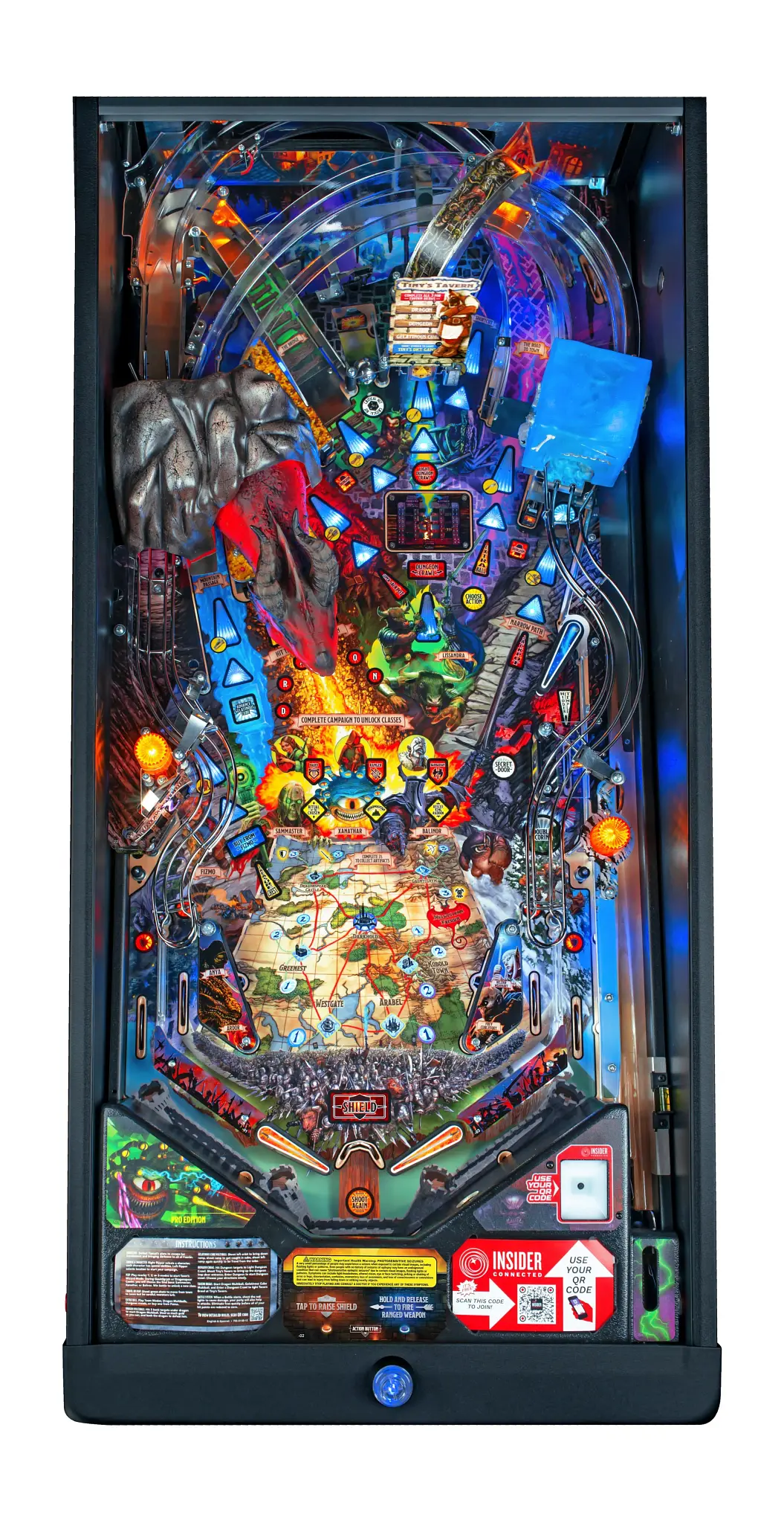 Dungeons & Dragons Pro Pinball Machine Dungeons & Dragons Pro Pinball Machine