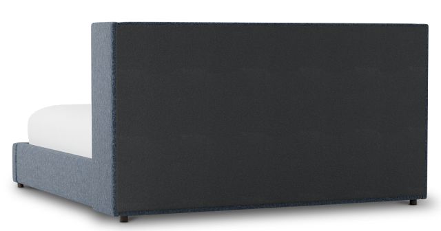 Captiva Maguire Blue 48" Upholstered Shelter Bed