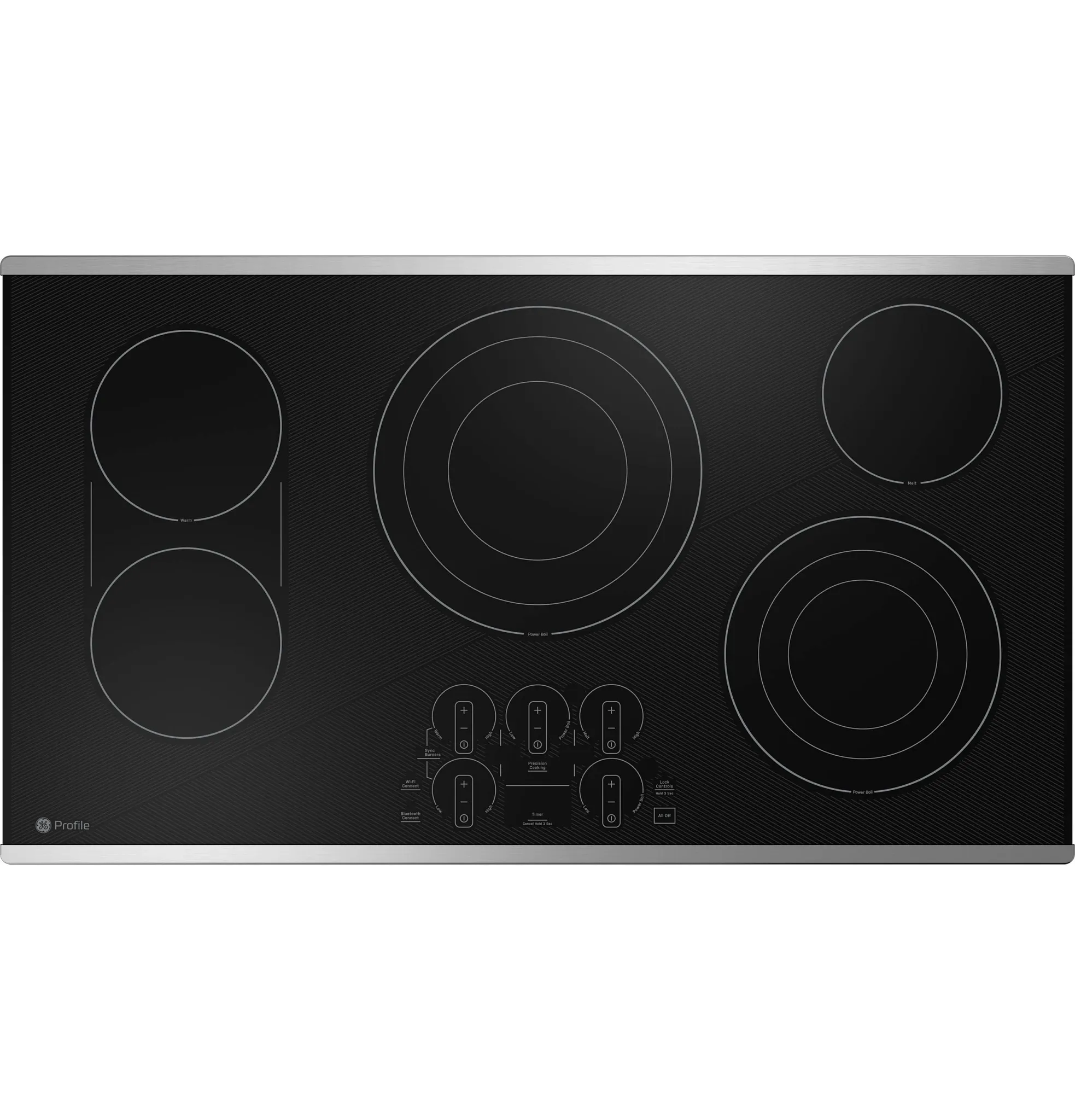 Ge Profile 9036 Series Stainless Steel 36" Electric Cook Top