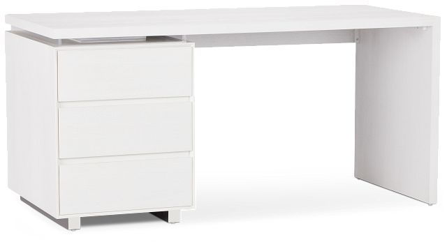 Bal Harbour White Acrylic Desk