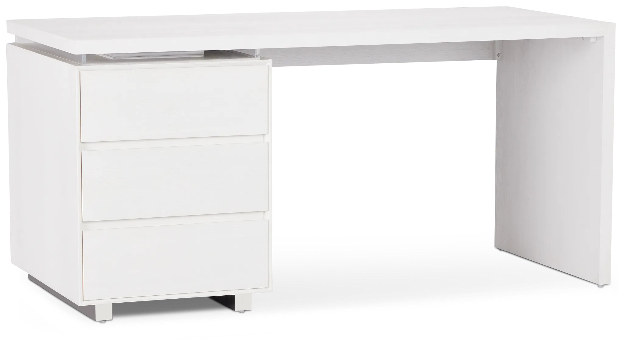 Bal Harbour White Acrylic Desk