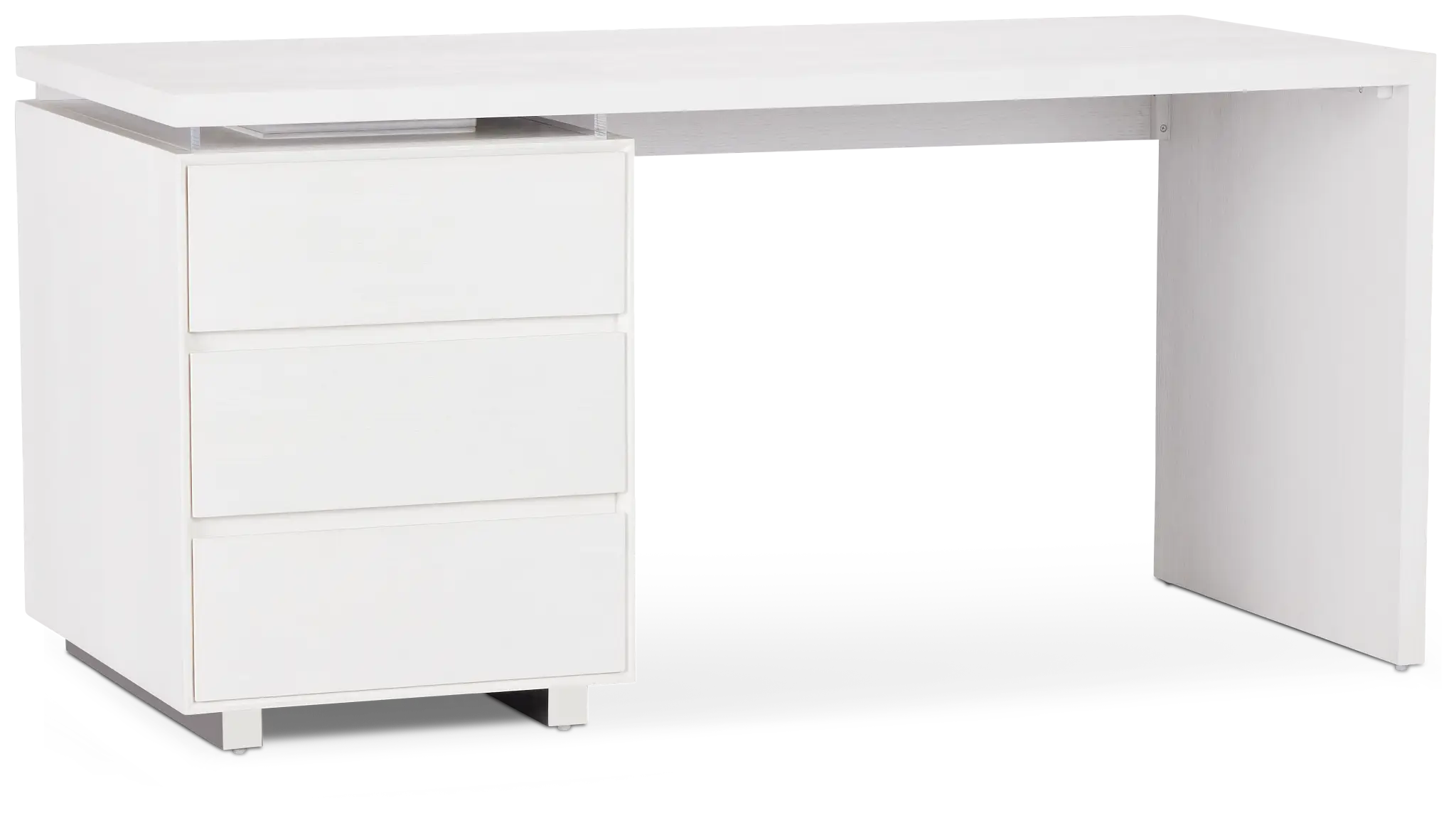 Bal Harbour White Acrylic Desk Bal Harbour White Acrylic Desk