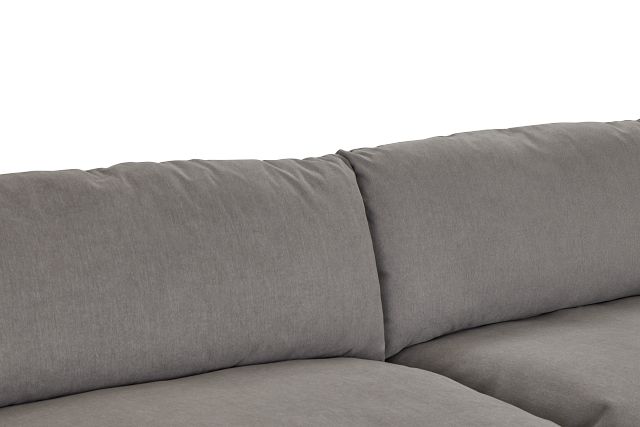 Raegan Gray Fabric Large Left Chaise Sectional (6)