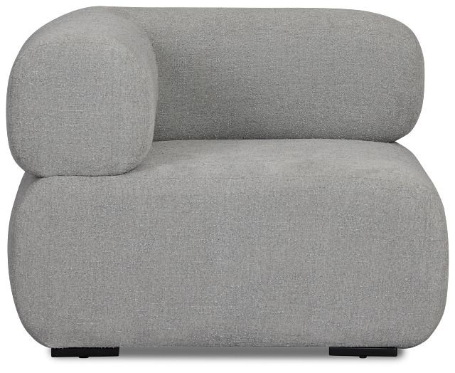Celeste Light Gray Fabric Right Chair