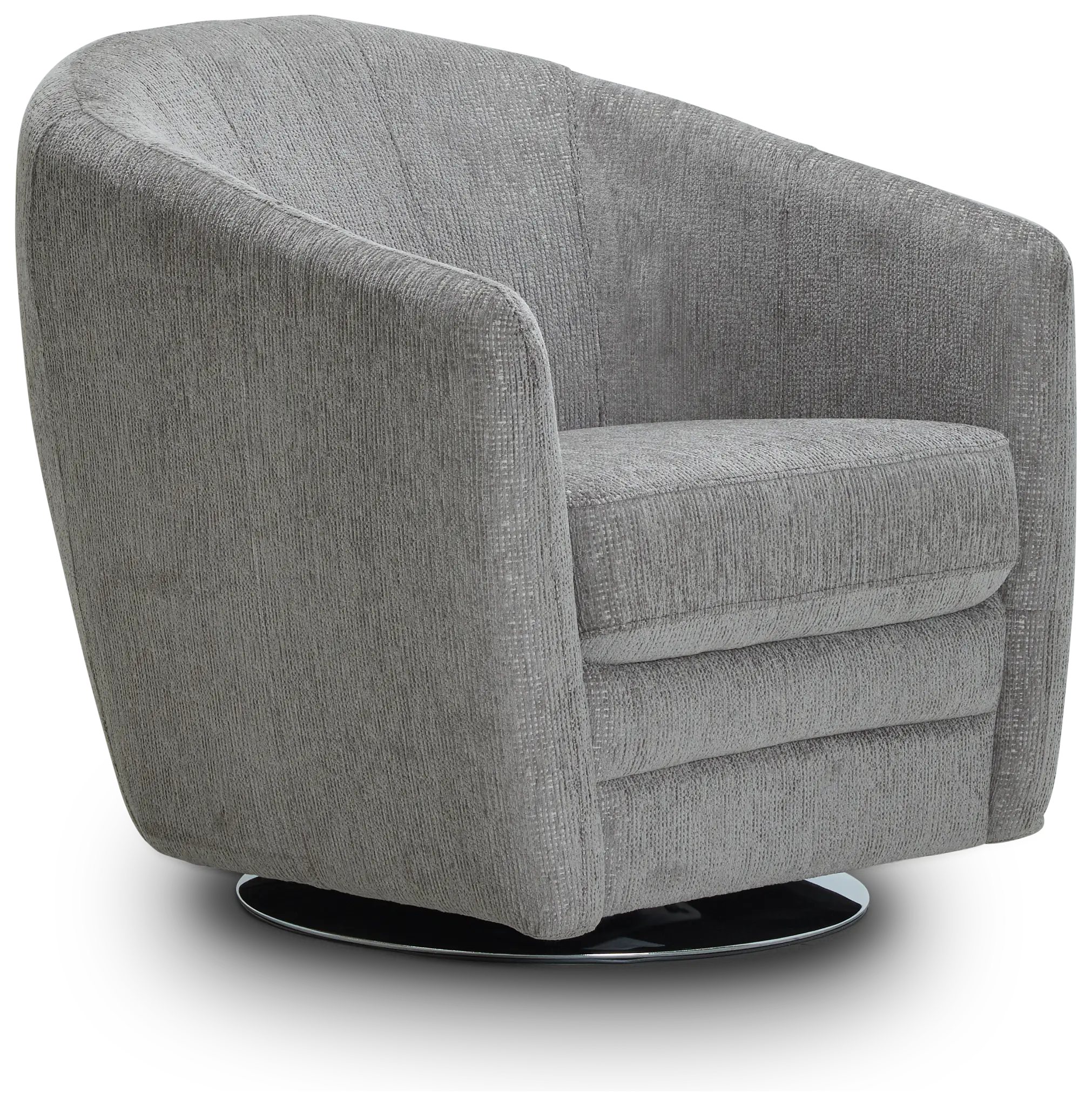 Blakely Gray Fabric Swivel Chair Blakely Gray Fabric Swivel Chair