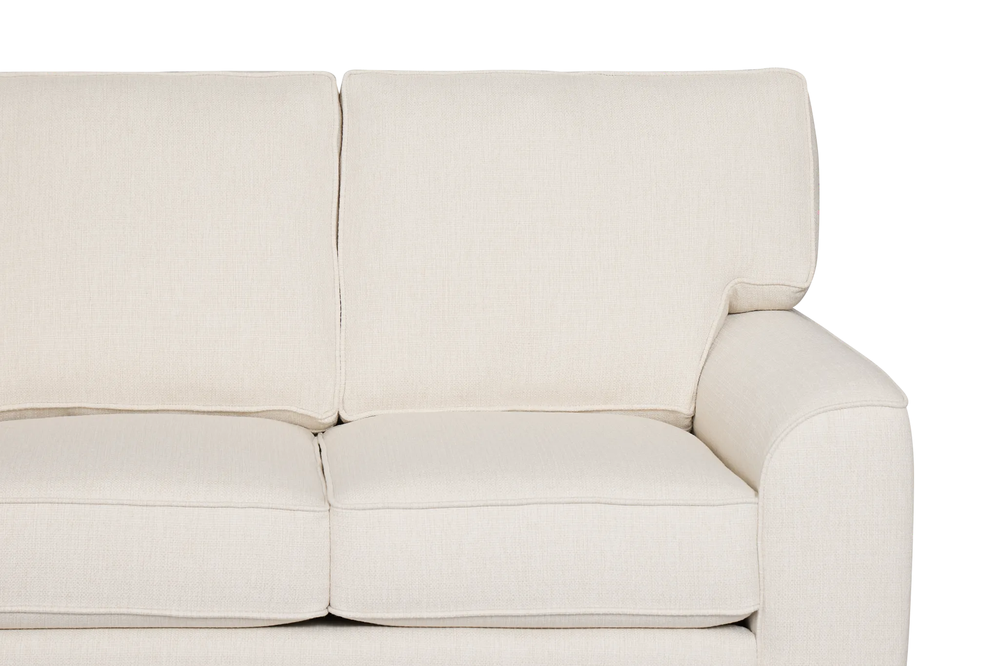 Sinclair Light Beige Fabric Medium Two-arm Sectional