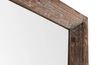 Iona Brown Wood Floor Mirror