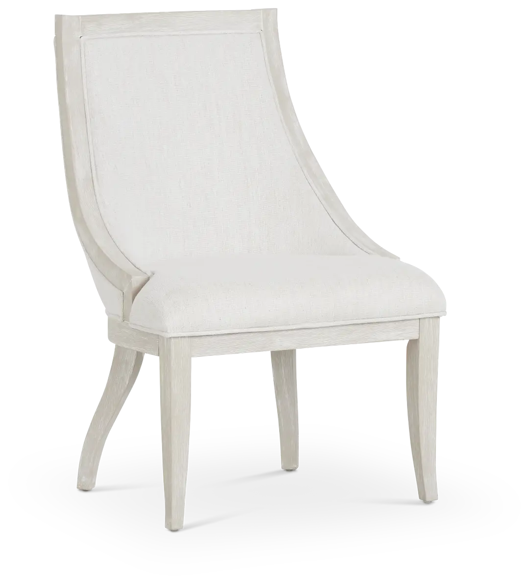 Boca Grande Light Tone Curved Upholstered Side Chair Boca Grande Light Tone Curved Upholstered Side Chair